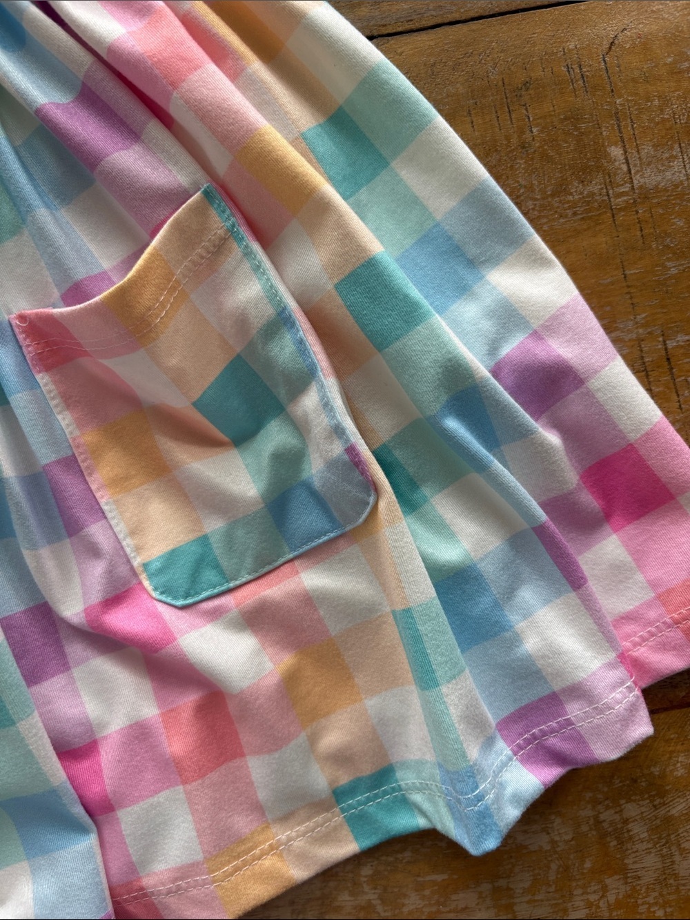 Mila & Rose Pastel Gingham Dress 2t - Picture 3 of 5